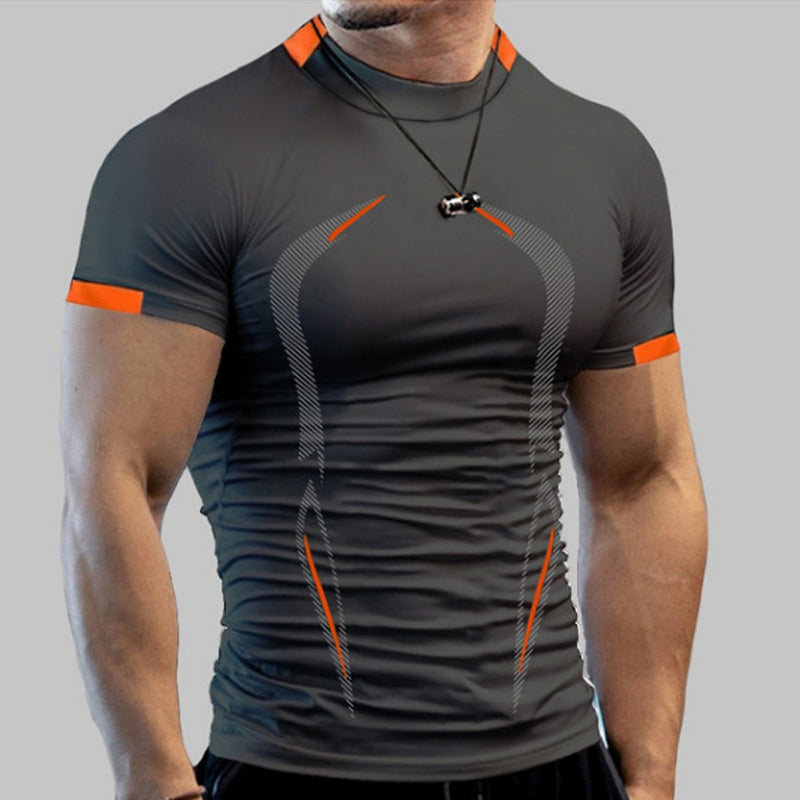 Zomer-fitness-T-shirt voor heren