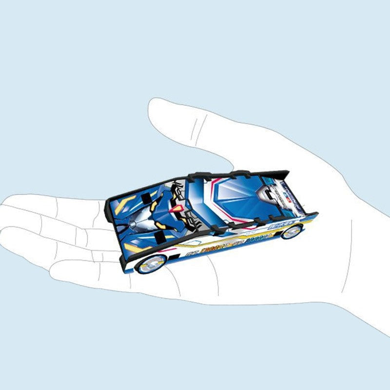 Snelle auto uitklapkaart