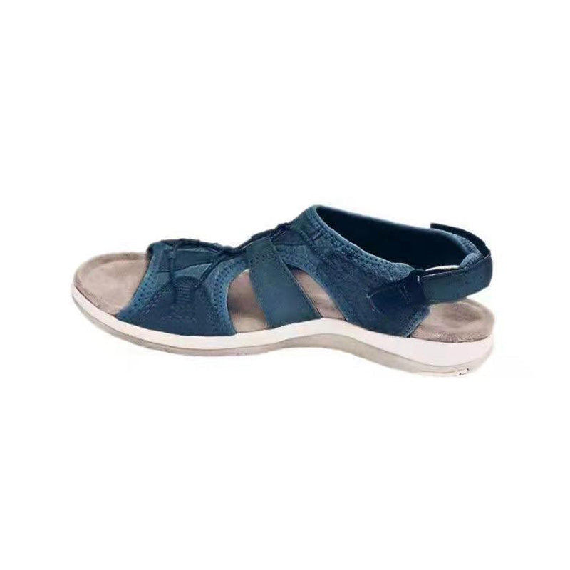 Vintage strandsandalen met platte zolen
