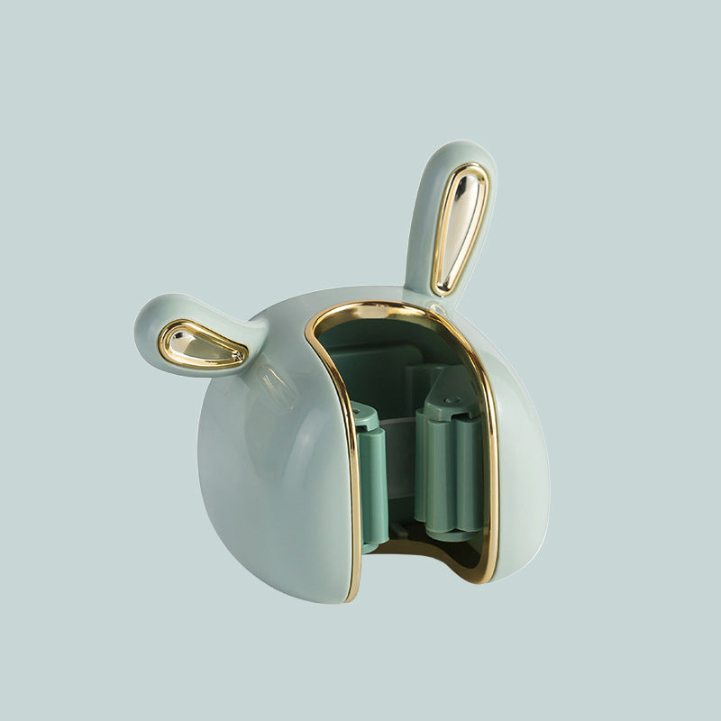 Schattige konijnenmophouder