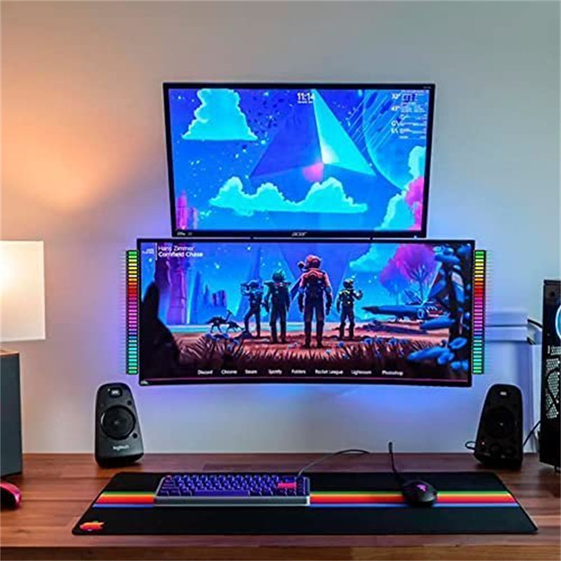 Draadloze, geluidgeactiveerde RGB-lichtbalk
