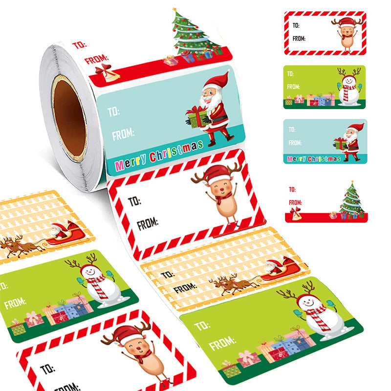 Kerst zelfklevende stickers