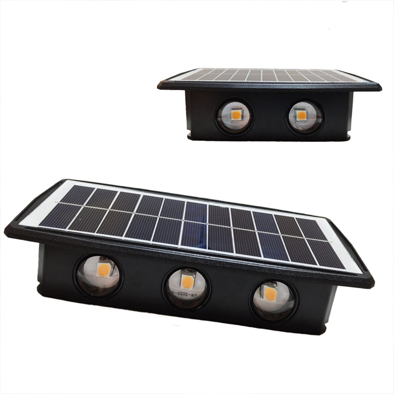 Buitenwandlamp op zonne-energie