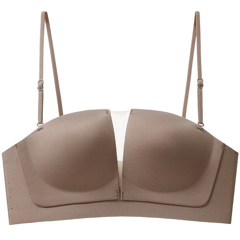 Antislip 3D-liftende en rimpelende naadloze beha uit één stuk