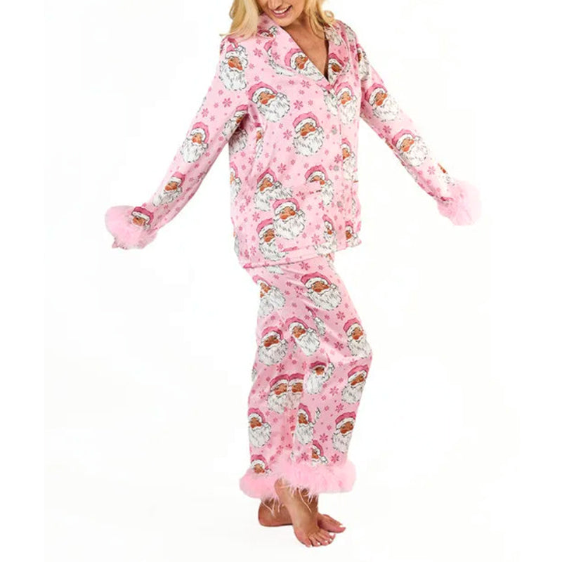 Kerstman bedrukte pyjama