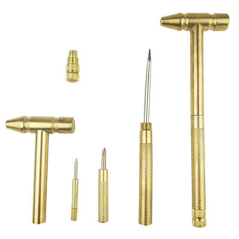 6 in1 Micro Mini multifunctionele koperen hamer