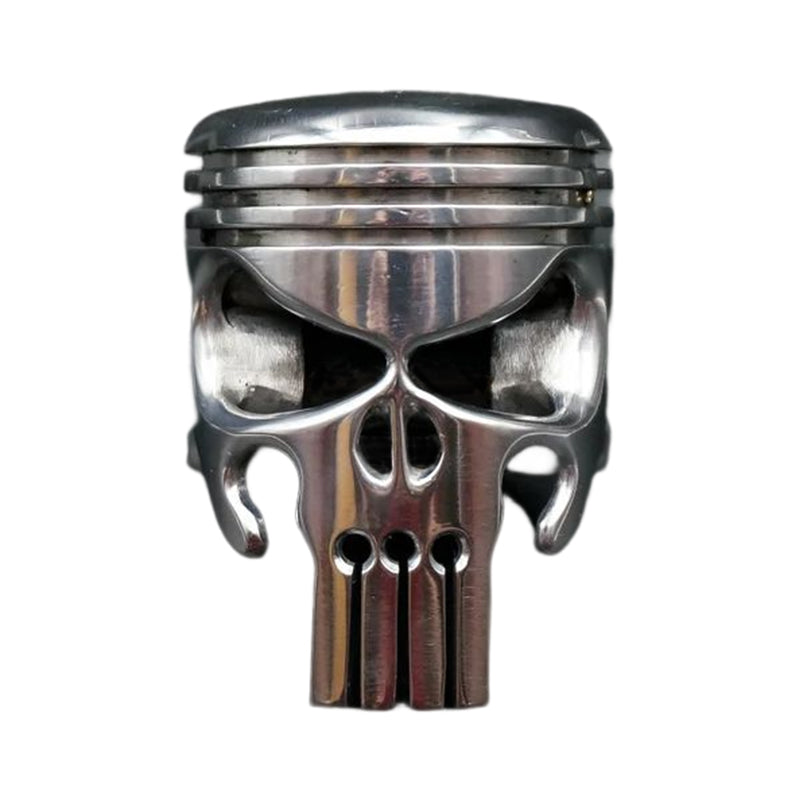 Piston Art Skull Sleutelhanger
