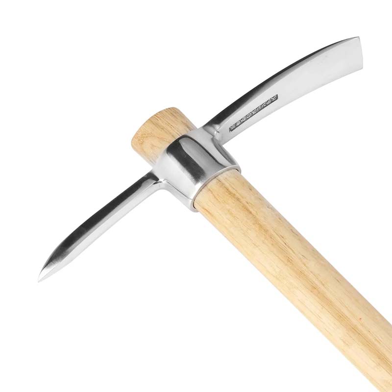 Roestvrijstalen tweekoppige houweel