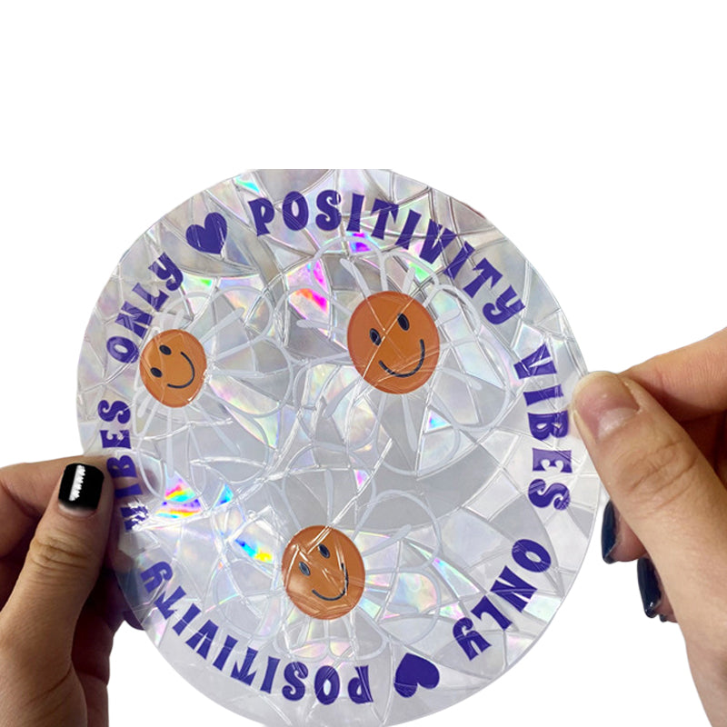 PVC dier kleurrijke anti-botsing glassticker, 6 stuks