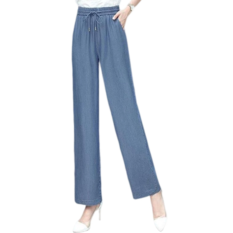 Losse casual broek van ijszijde