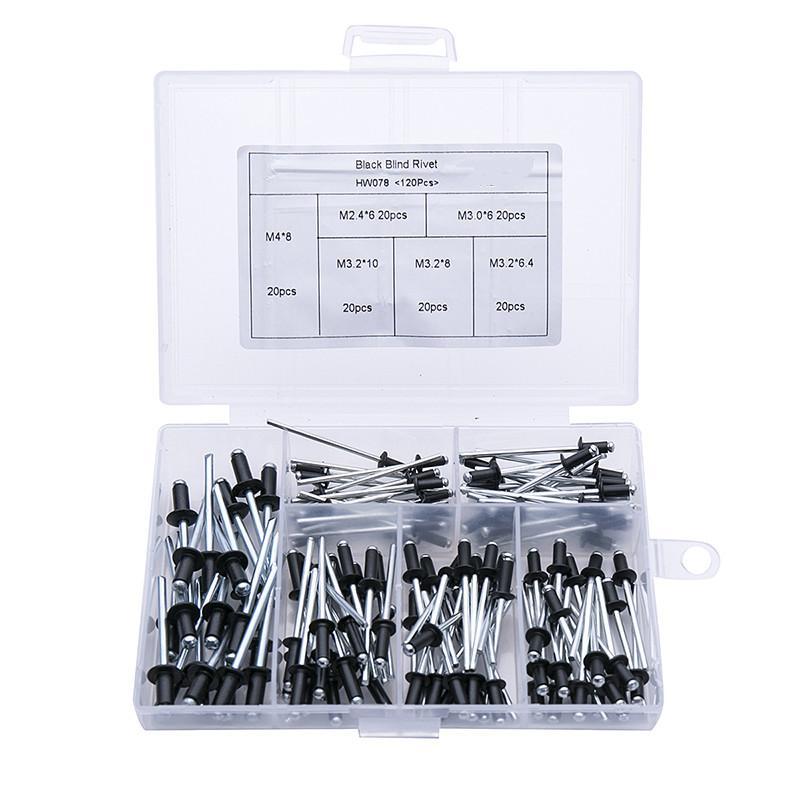 Professionele klinknagelpistooladapterset 🛠Met 4 stuks verschillende mondstukbouten