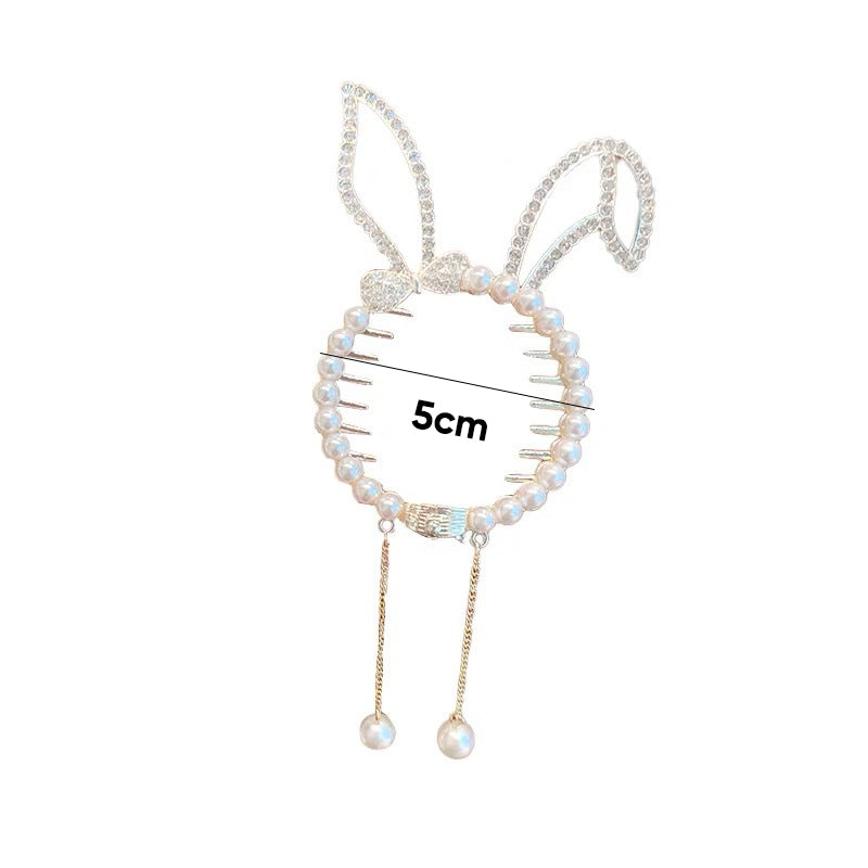 Elegante paardenstaart haarknoop