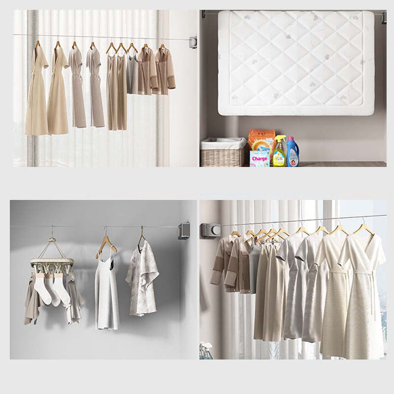 Onzichtbare intrekbare waslijn