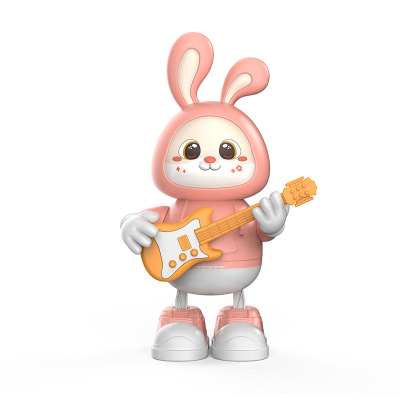 Schattig speelgoed voor gitaristen van konijnen