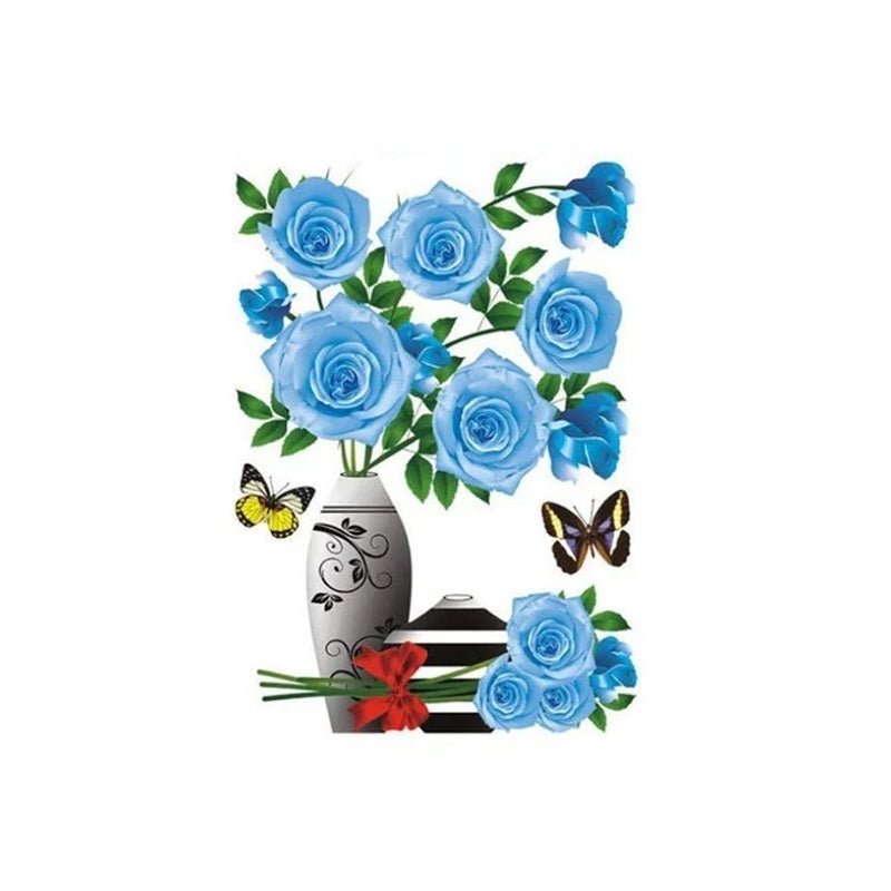 DIY plantenvaas 3D stereo stickers
