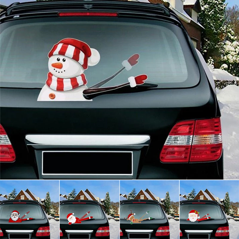 Kerst auto ruitenwisser stickers