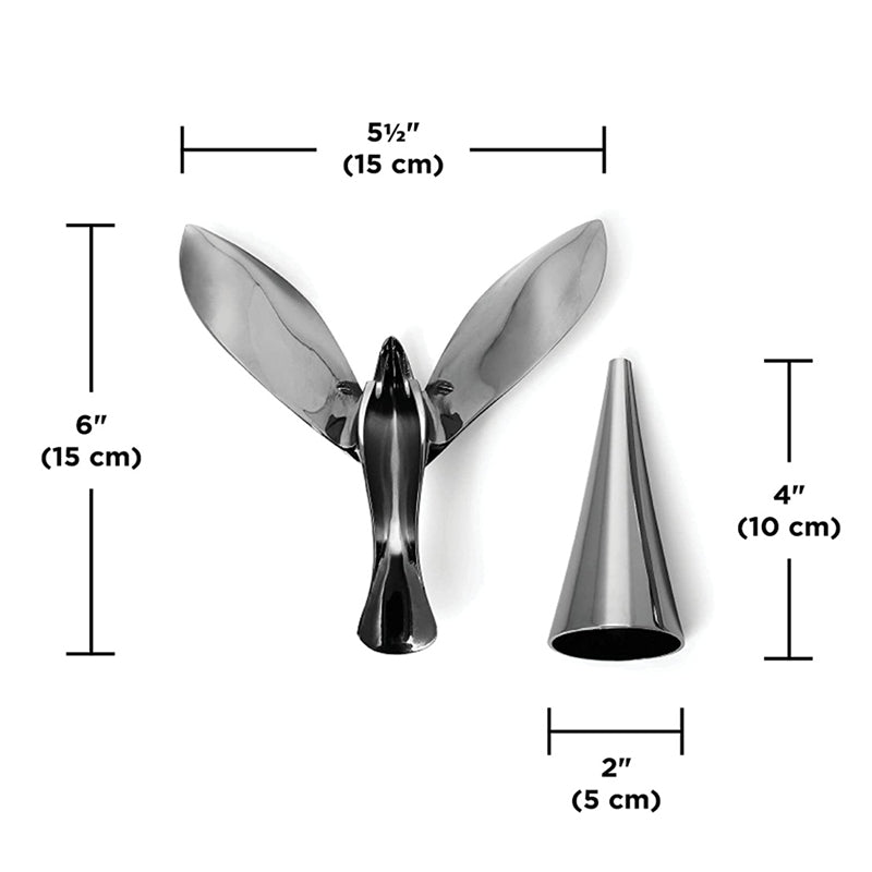 Tumbler vliegende vogel flesopener