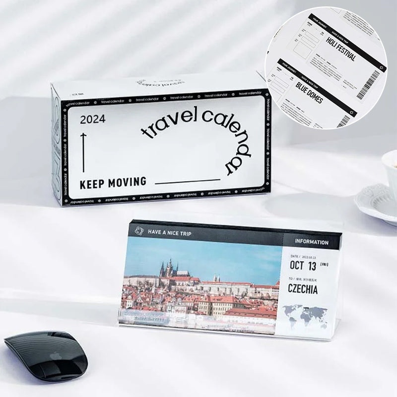 Patroonkalender voor vliegticketpatronen