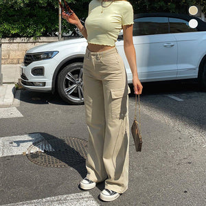 Cargobroek met rechte pasvorm