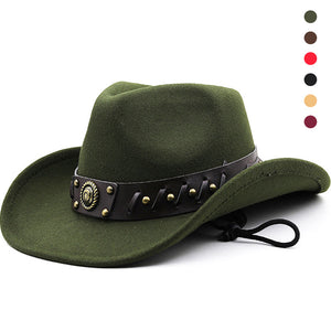 Gentleman lederen gesp hoed