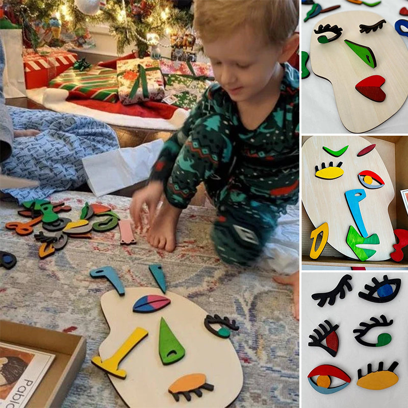 Houten Montessori Puzzels-Beste cadeau voor uw kind