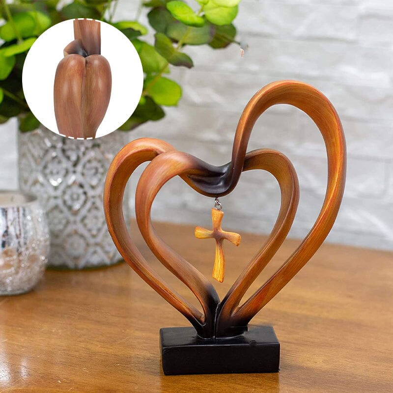 Pasen Jezus verstrengelde harten Kruis（Dit is een voorverkoopproduct en de voorverkooptijd is 7 dagen）