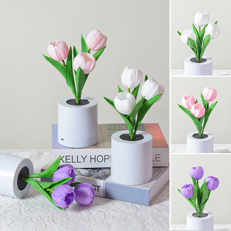 LED oplaadbaar tulp nachtlampje