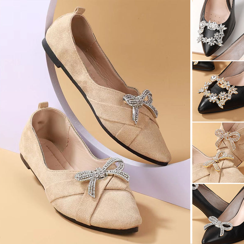 Afneembare strass hoge hak schoenen gesp