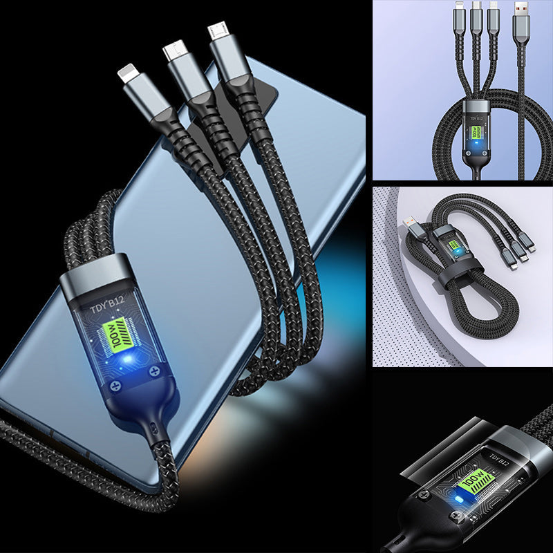 Supersnel opladen 3-in-1 datakabel