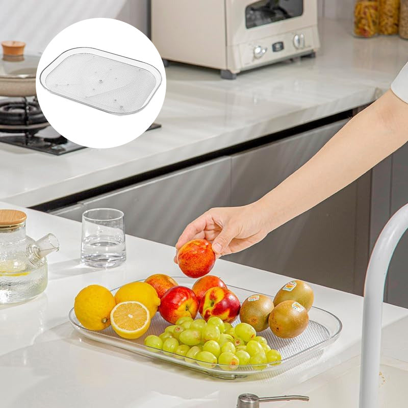 Rechthoekig draaiplateau voor koelkast