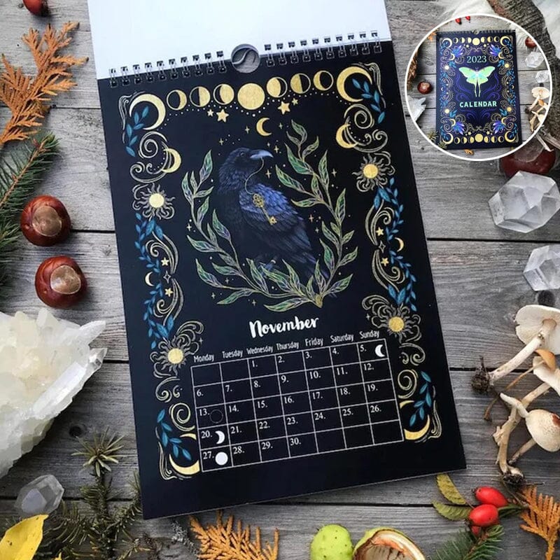 2023 Dark Forest Lunar Kalender Mysterieuze Dieren Kalender