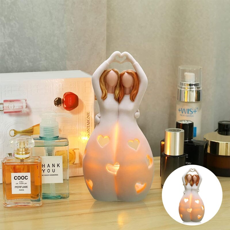 Hars kandelaar standbeeld