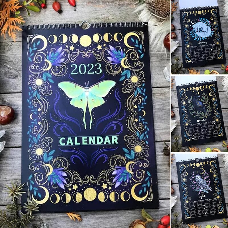 2023 Dark Forest Lunar Kalender Mysterieuze Dieren Kalender