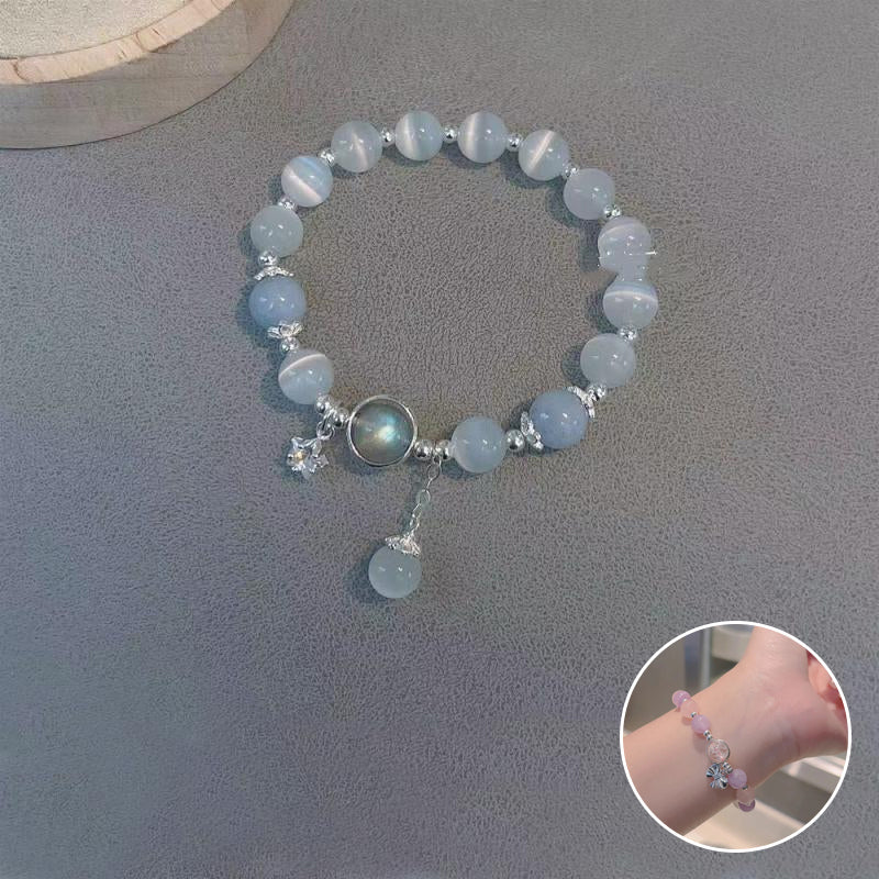 Imitatie Cat Eye Crystal vlinderarmband