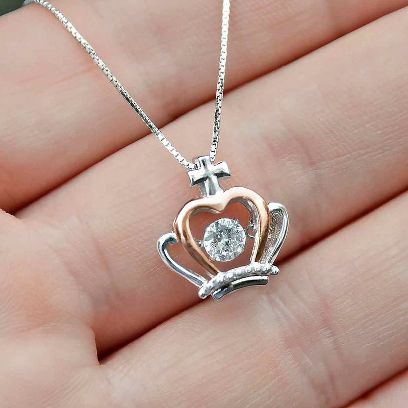 Zirkoon kroon ketting