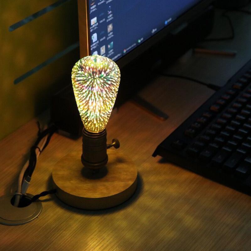 3D vuurwerk decoratieve LED-lampen