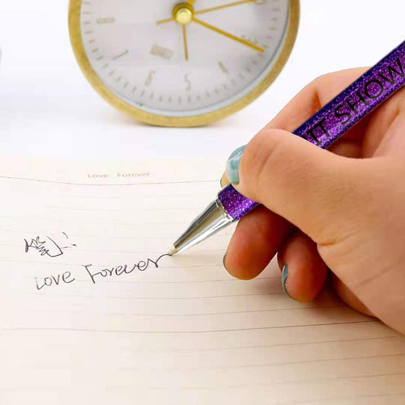 Swear Word Daily Pen Set (7cs * grappige zwarte inktpennen)