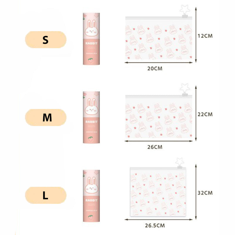 Multifunctionele plastic zak met ritssluiting