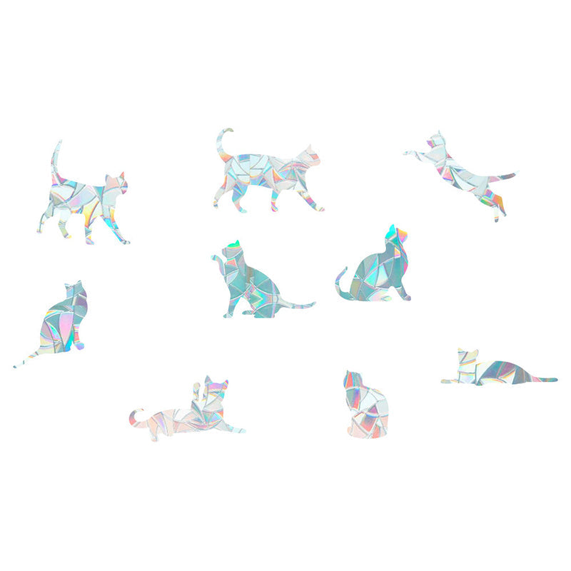 Kleurrijke glasstickers