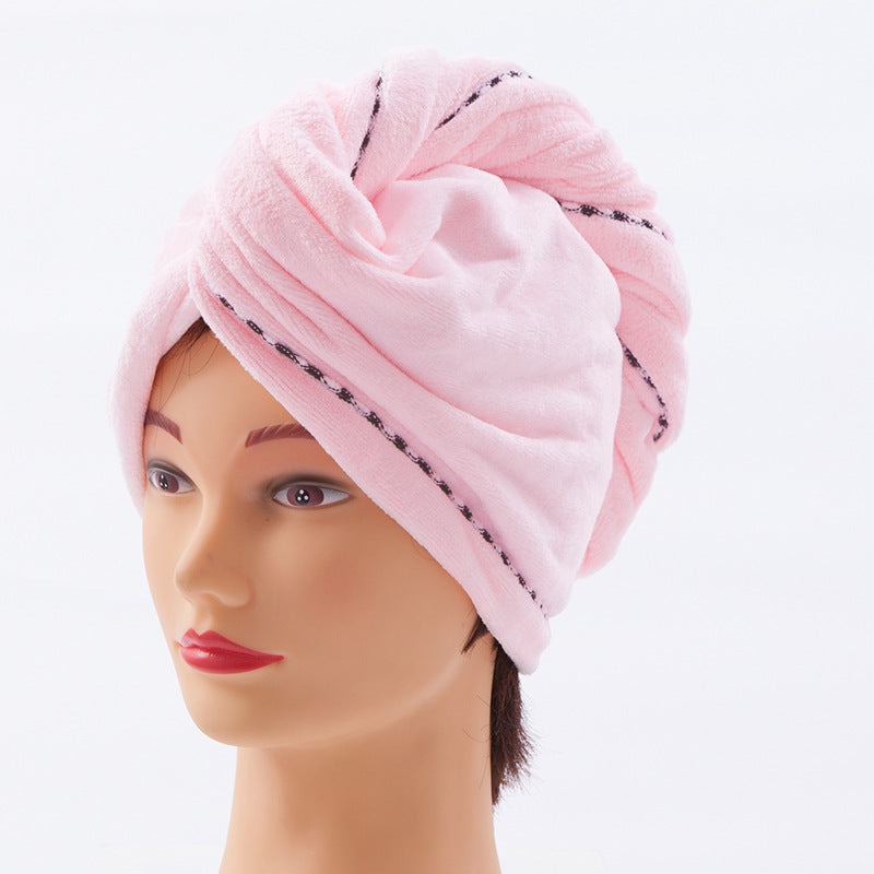 Dikke absorberende microfiber kap voor droog haar