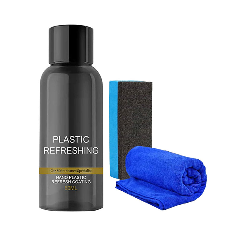 Opknapmiddel voor het opknappen van autokunststoffen