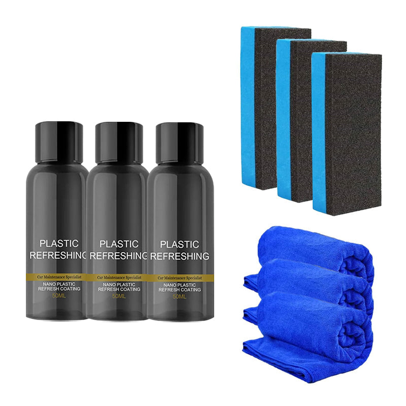 Opknapmiddel voor het opknappen van autokunststoffen