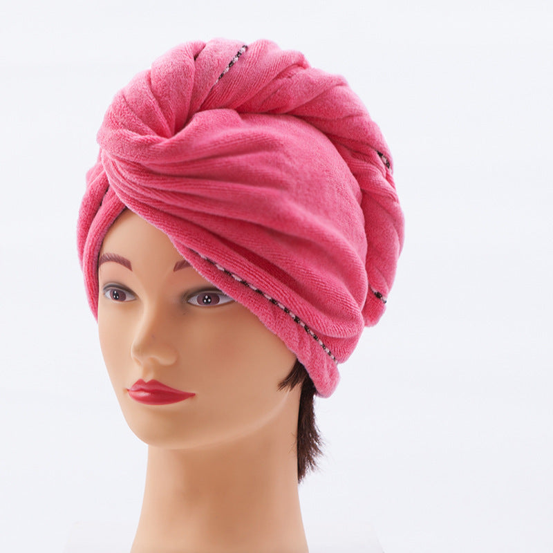 Dikke absorberende microfiber kap voor droog haar