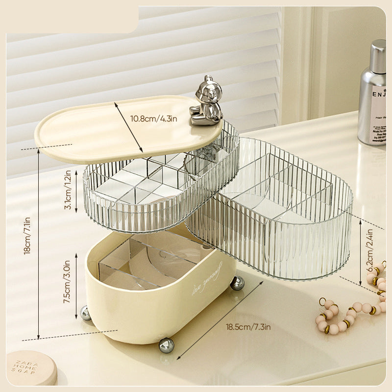 360° roterende bureau-organizer