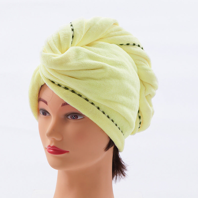 Dikke absorberende microfiber kap voor droog haar