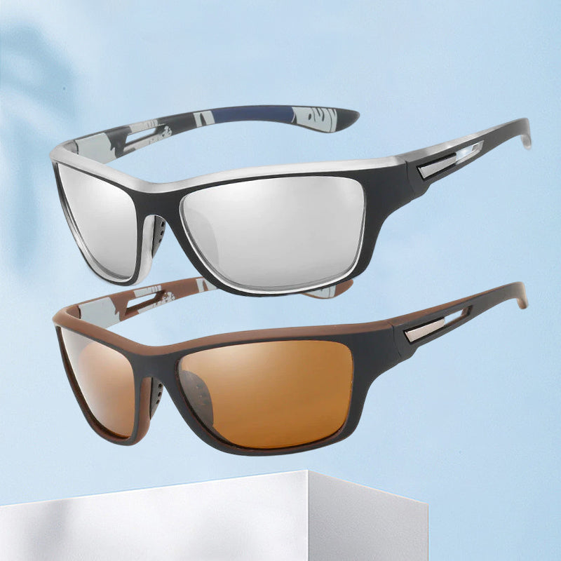 Buitensportzonnebril met antireflectie gepolariseerde lens