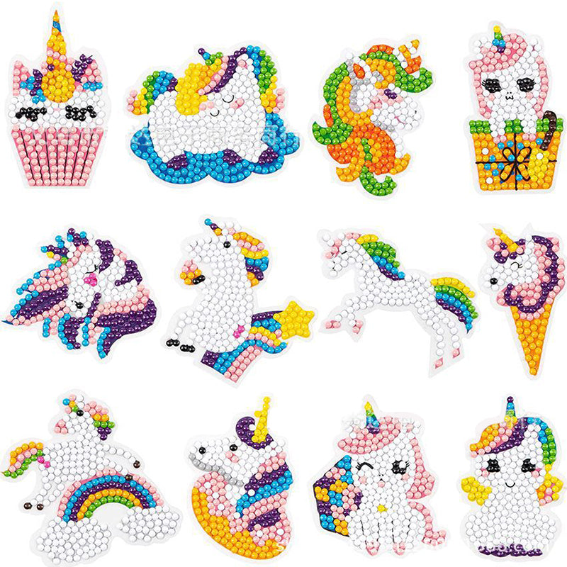 DIY kinderen gratis stok cartoon diamant schilderij
