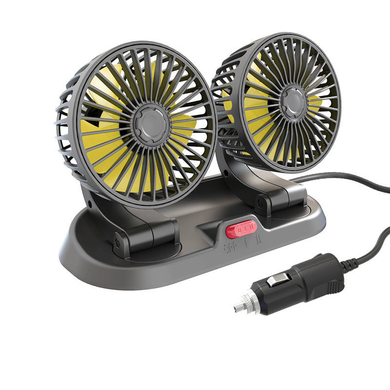 Dubbele kop Auto  Luchtcirculatieventilator