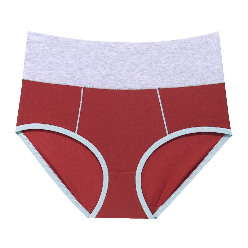 Nieuwe grote maten katoenen slip met hoge taille