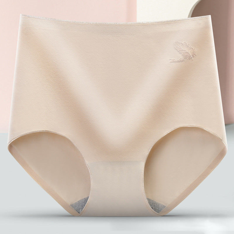 Ademende driehoekige short met hoge taille